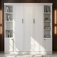 Douglas Queen Murphy Bed with Two Side Cabinets
