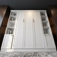 Douglas Queen Murphy Bed with Two Side Cabinets