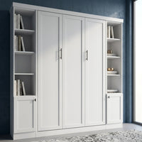 Douglas Queen Murphy Bed with Two Side Cabinets