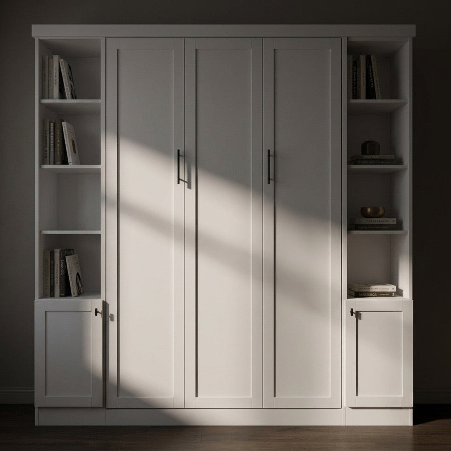 Douglas Queen Murphy Bed with Two Side Cabinets
