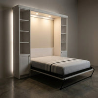 Douglas Queen Murphy Bed with Two Side Cabinets