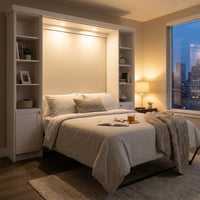 Douglas Queen Murphy Bed with Two Side Cabinets