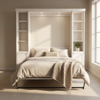 Douglas Queen Murphy Bed with Two Side Cabinets